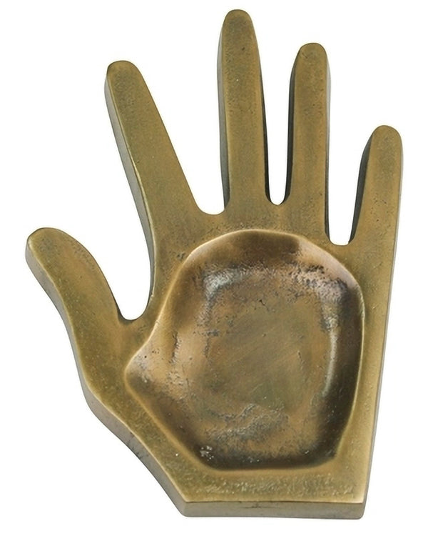 Brass Hand Trinket Tray
