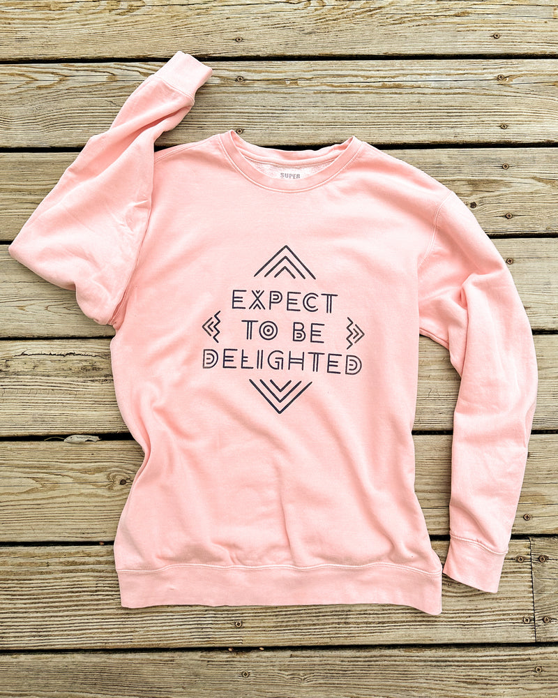 Expect to be Delighted Unisex Sweatshirt