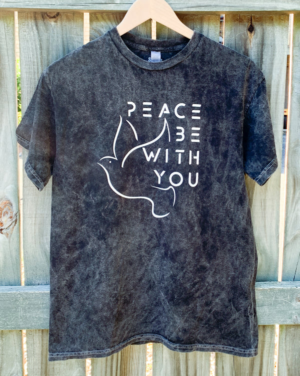 PEACE BE WITH YOU - MINERAL WASH TEE