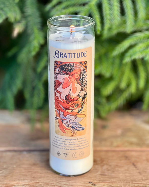 Gratitude Prayer Candle