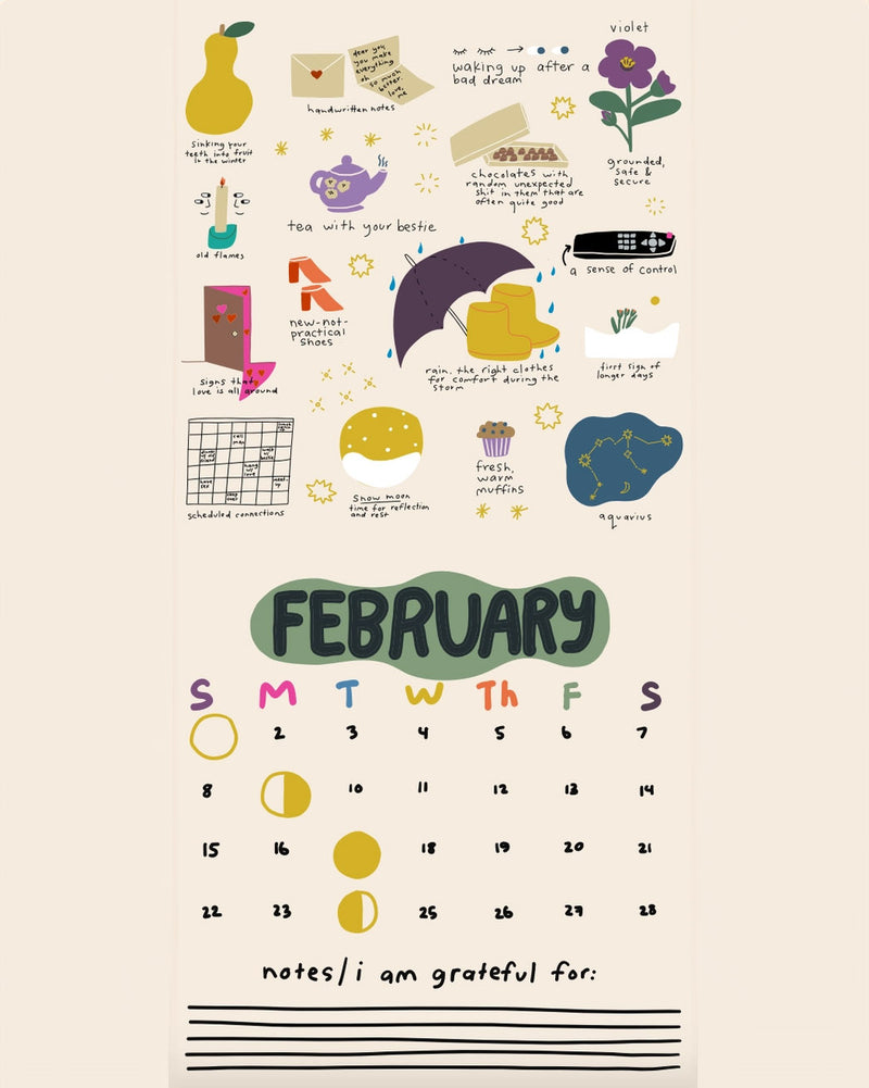 2026 Only Good Things 12 Month Wall Calendar