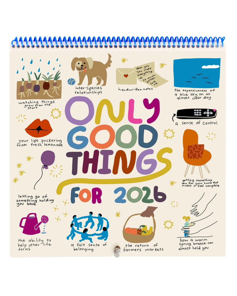 2026 Only Good Things 12 Month Wall Calendar
