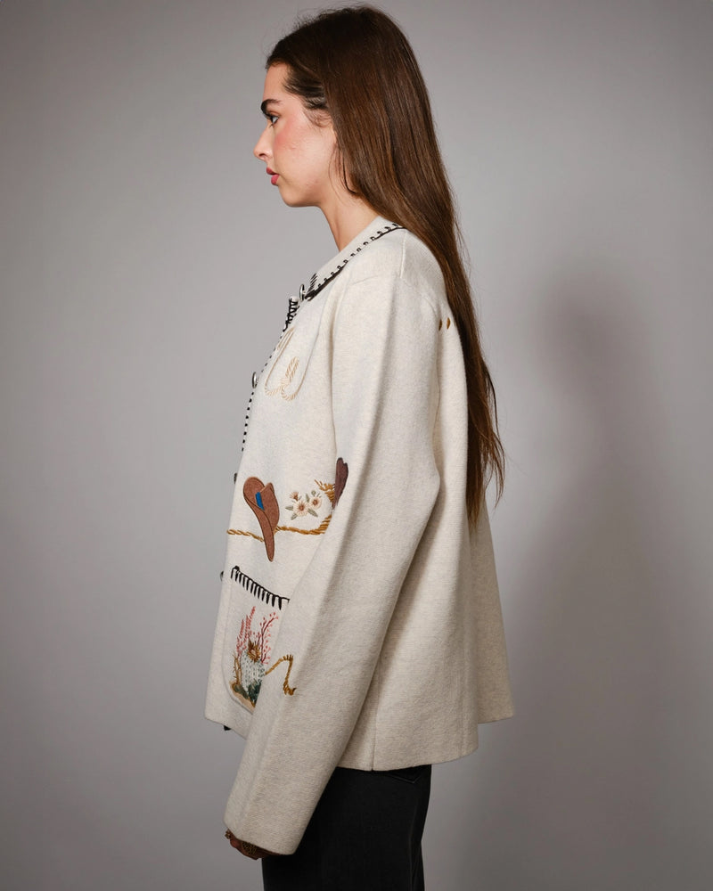 Out West Wool Blend Sweater Jacket
