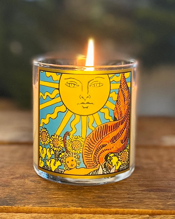 Sun Tarot Candle