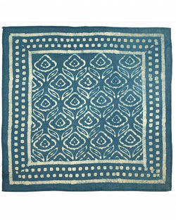 Indigo Floral Bandana