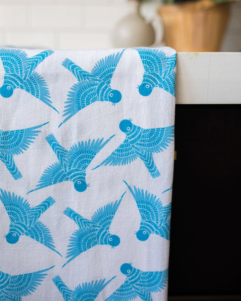 Bluebird Tea Towel