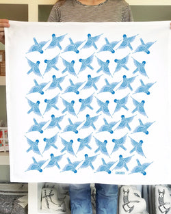 Bluebird Tea Towel