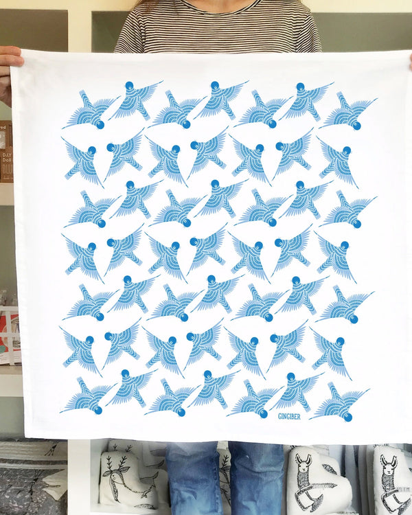 Bluebird Tea Towel