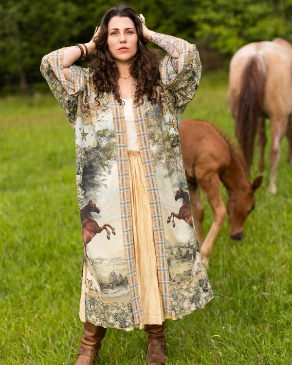 Born To Run Bamboo Kimono Duster