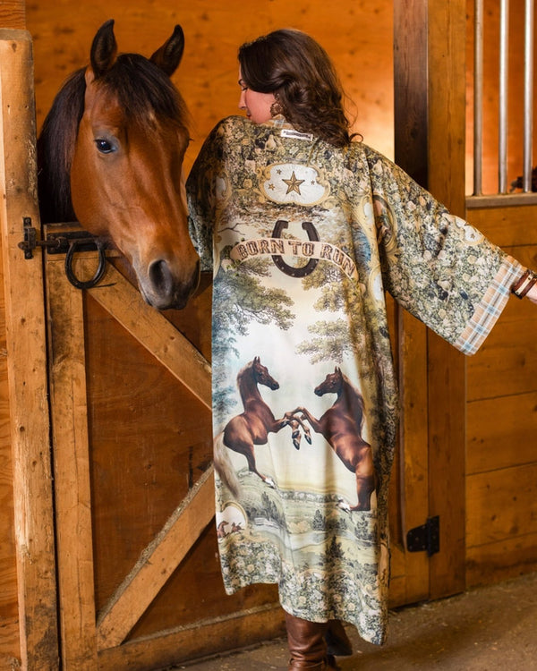 Born To Run Bamboo Kimono Duster