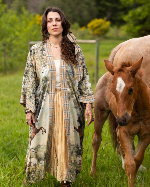 Born To Run Bamboo Kimono Duster