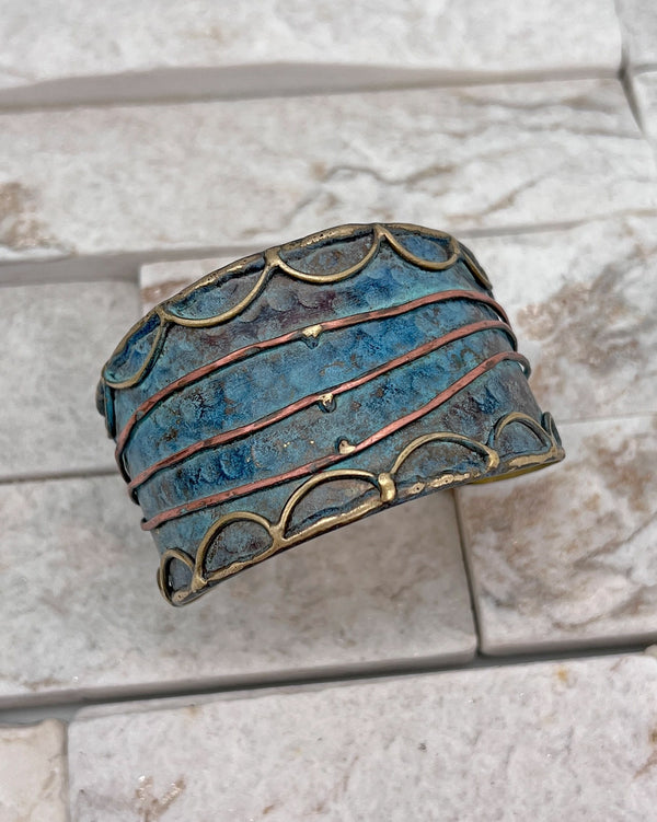 Rushing River Patina Cuff Bracelet