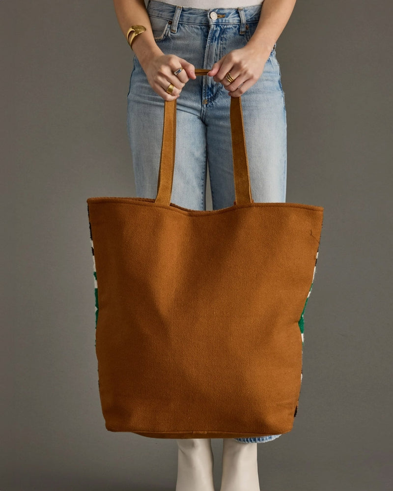 Western Wool Tote Bag