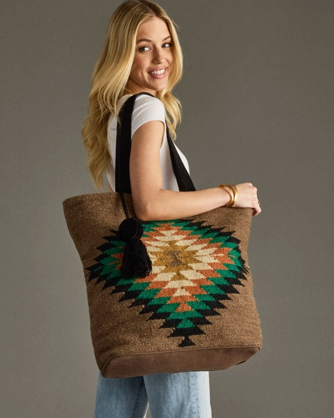 Wool Diamond Tote Bag