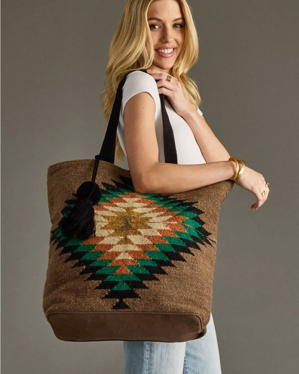 Wool Diamond Tote Bag