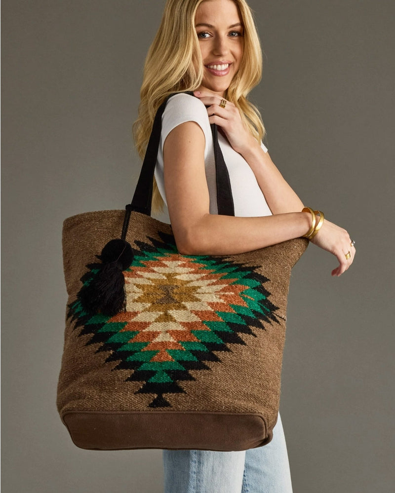 Wool Diamond Tote Bag