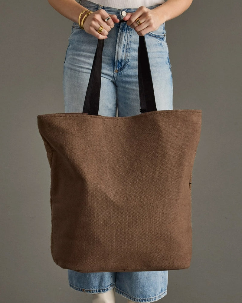 Wool Diamond Tote Bag