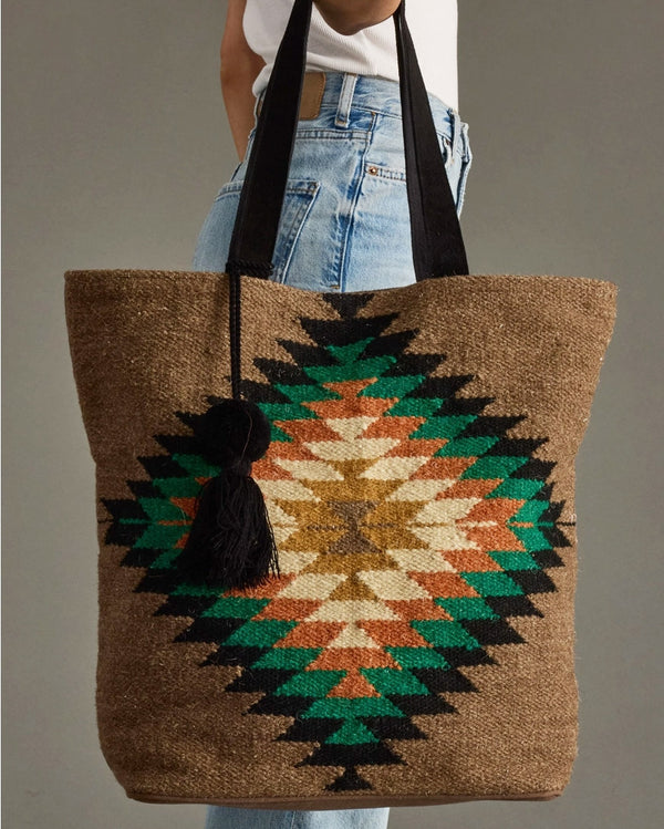 Wool Diamond Tote Bag