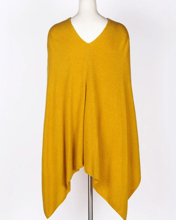 Golden Cashmere Poncho