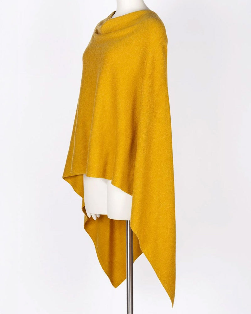 Golden Cashmere Poncho