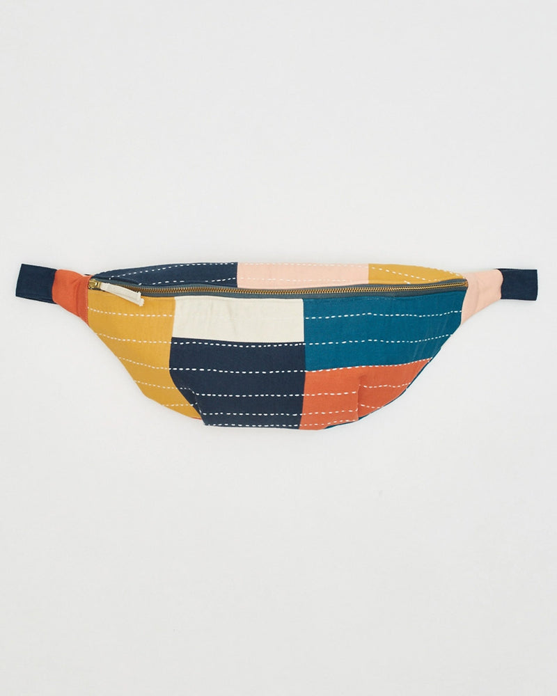 Organic Cotton Checkered Sling Bag