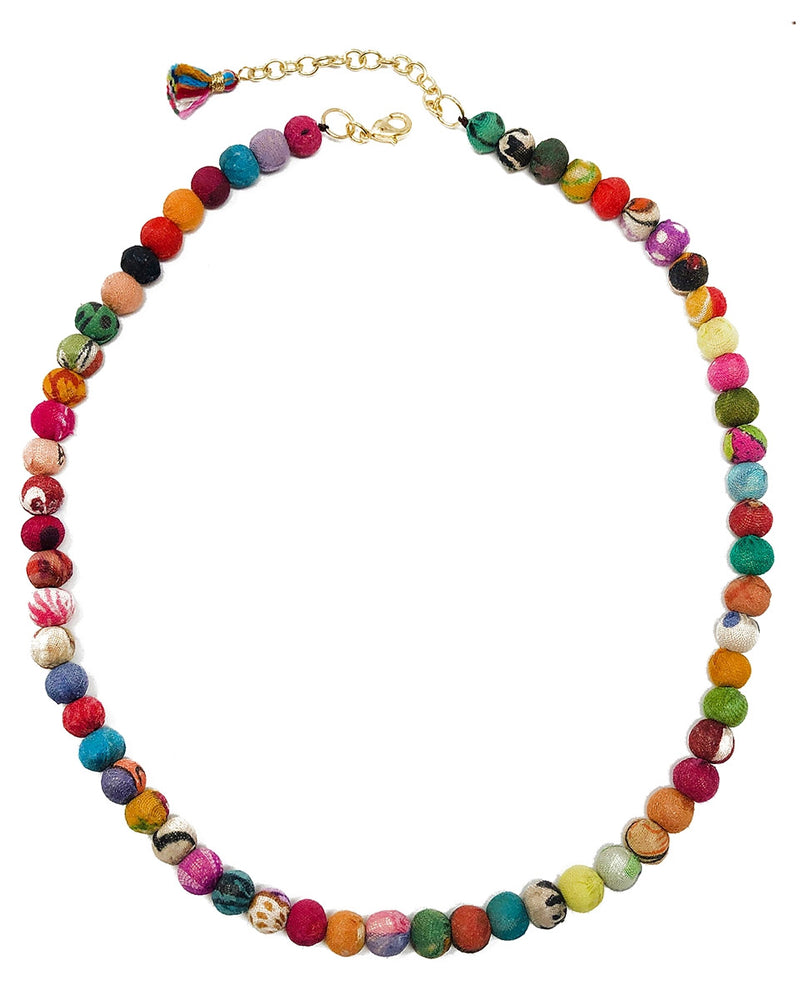 Kantha Strand Necklace