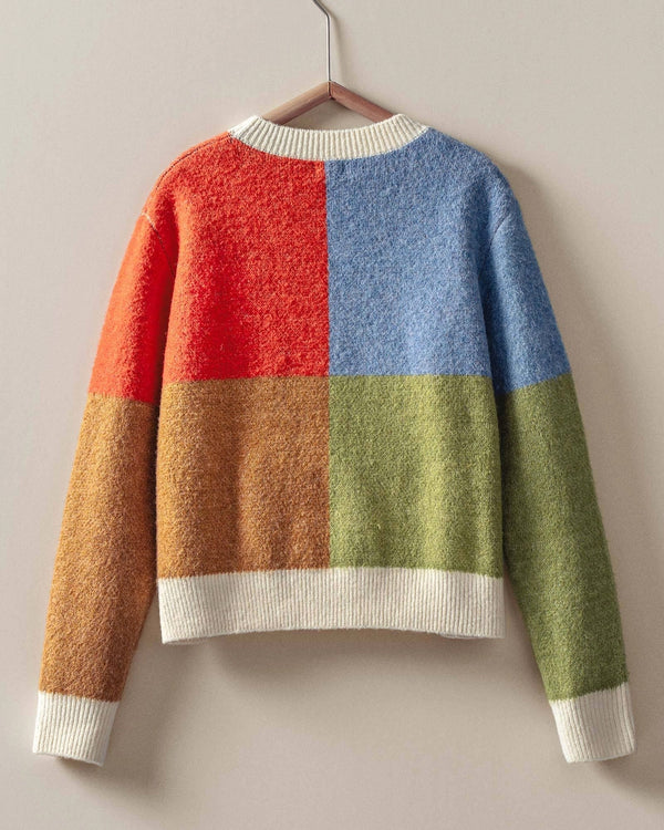 Horse Color Block Sweater