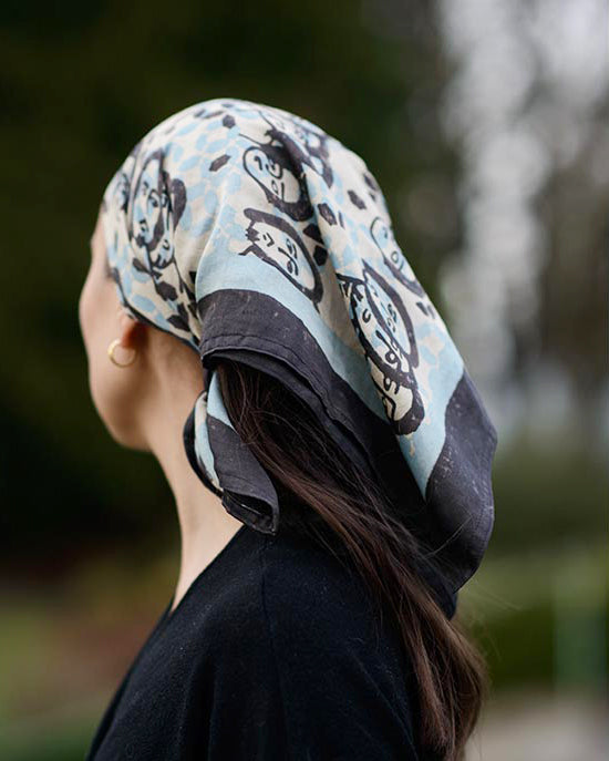 Women Silk Square Bandana