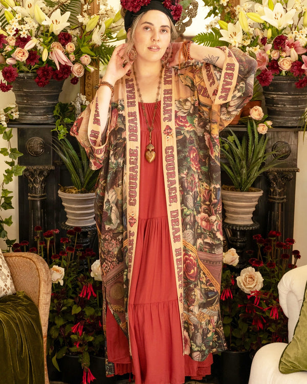 Courage Dear Bamboo Kimono Duster