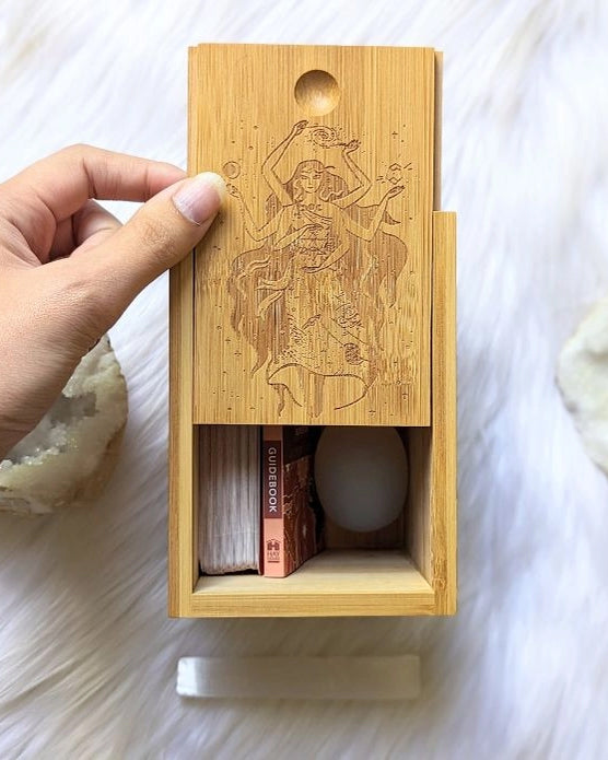 Elemental Goddesses Wooden Altar Box