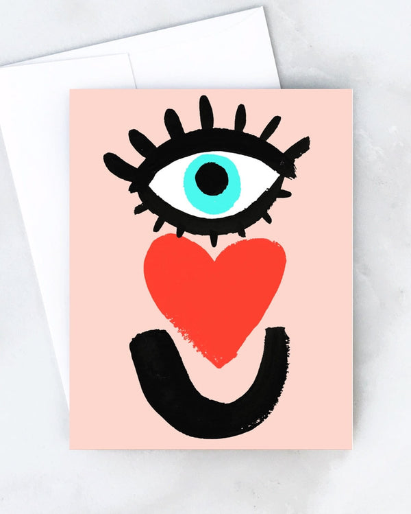Eye <3 U - Greeting Card