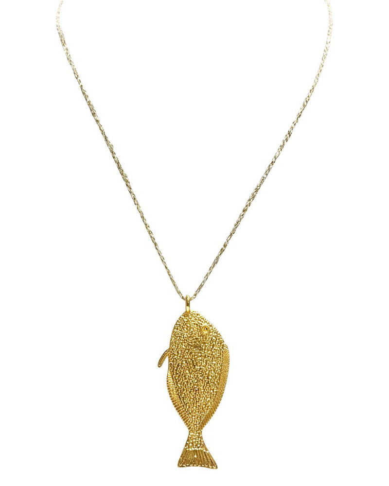 Gold Fish Necklace