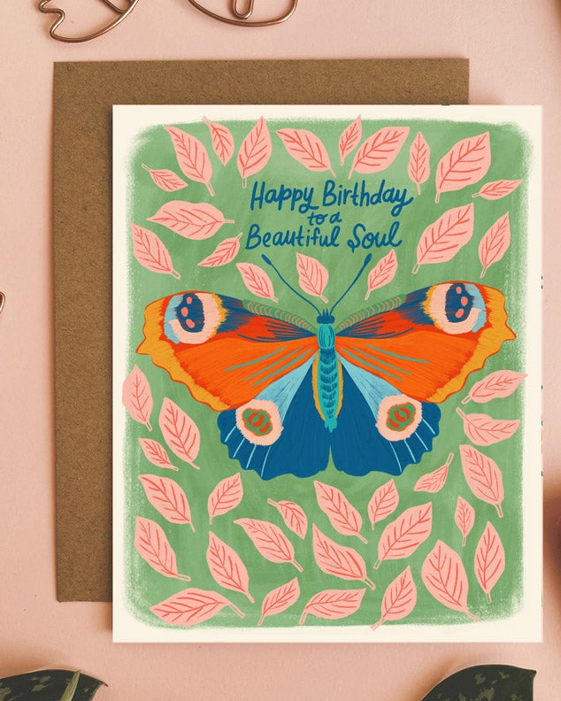 Happy Birthday to a Beautiful Soul Card