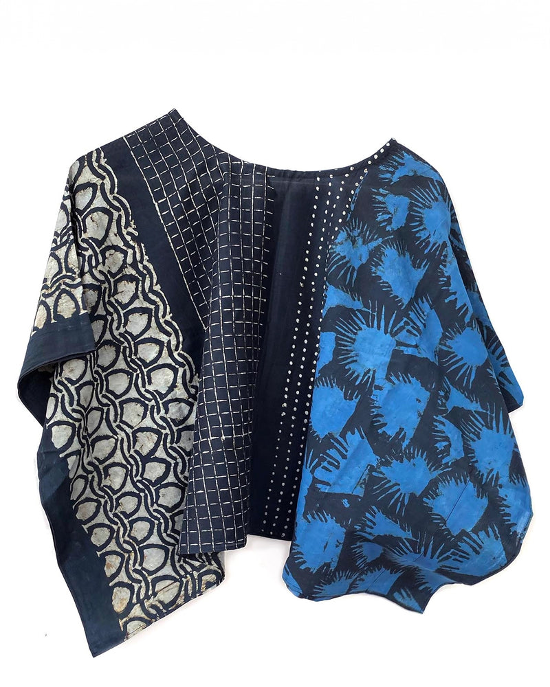 Hari Breezy Silk & Cotton Crop Top
