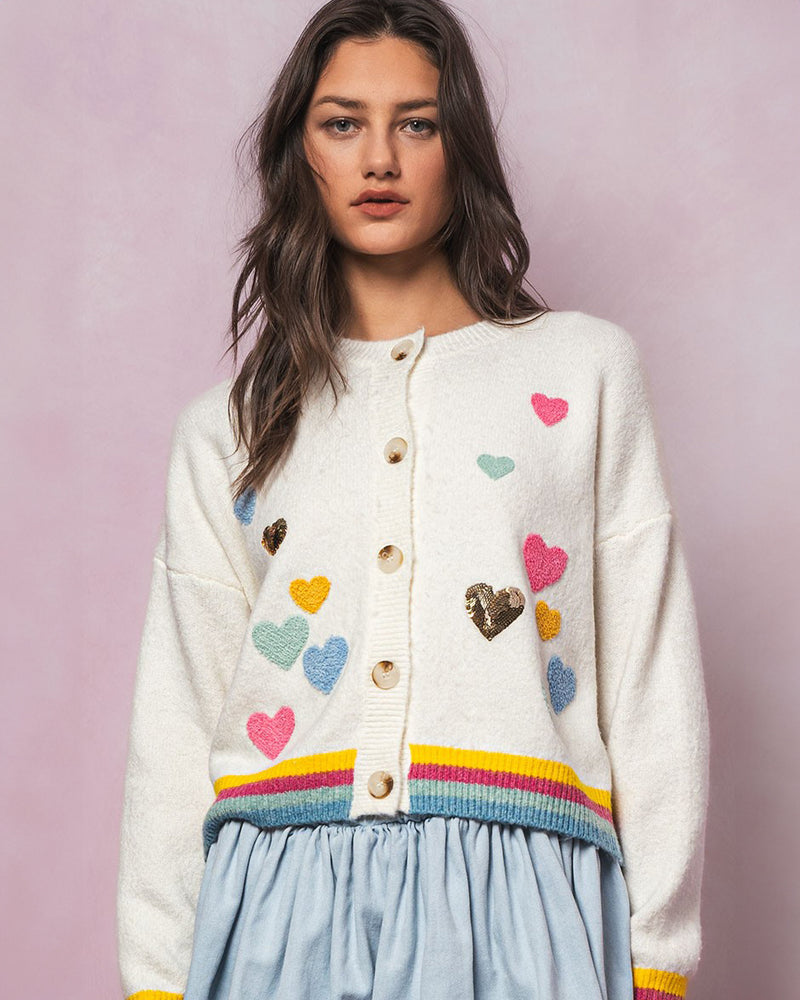 Rising Hearts Cardigan