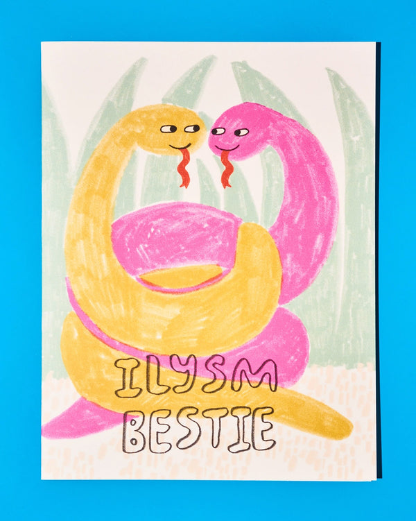 I Love You So Much Bestie Card