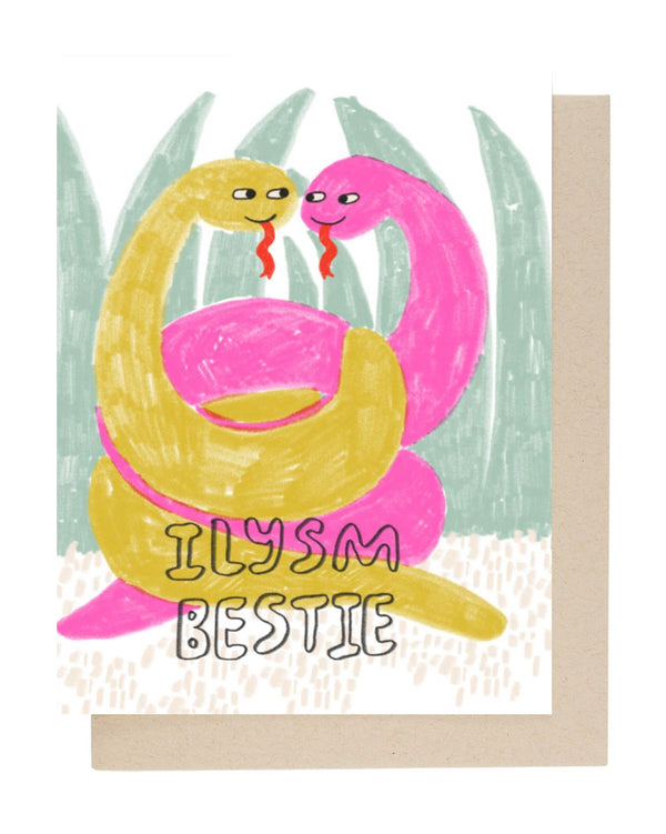 I Love You So Much Bestie Card