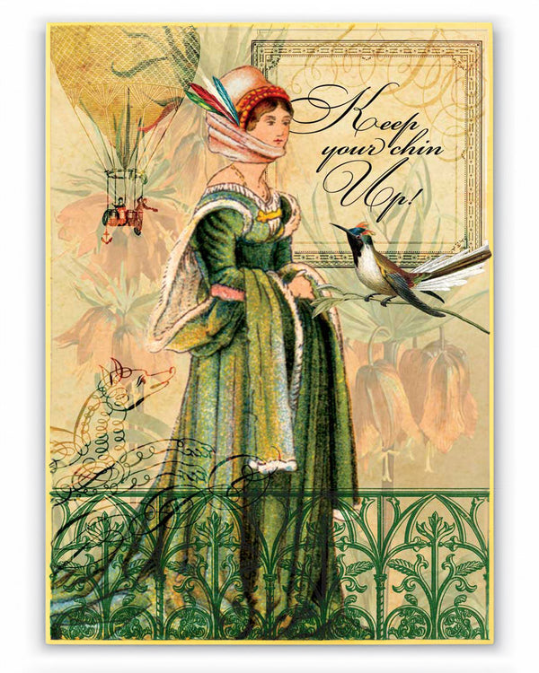 Keep Your Chin Up Card