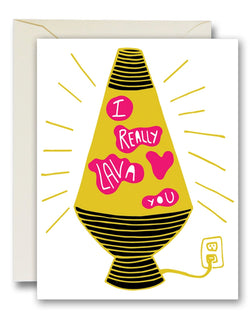 Lava You Card