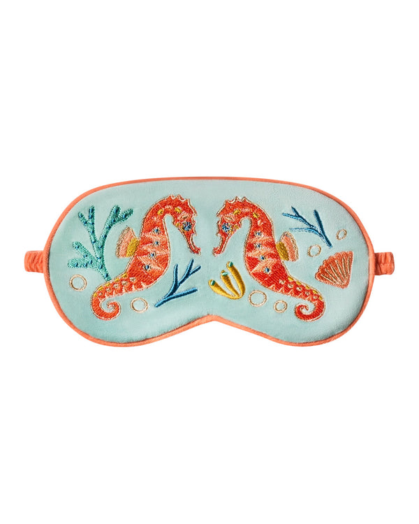 Sparkling Seahorse Luxury Lavender Eye Mask