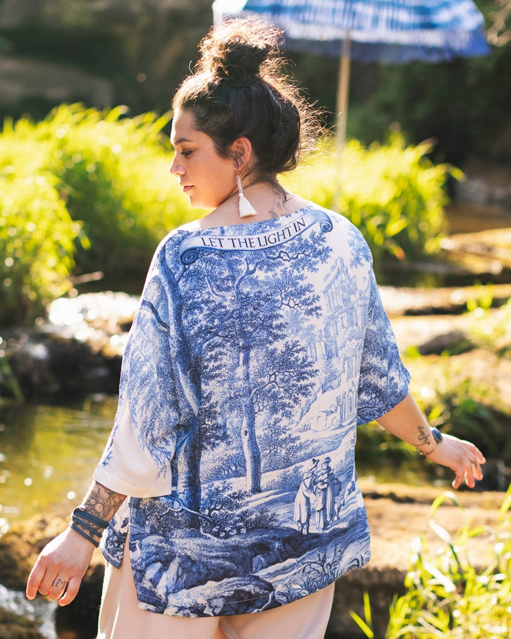 Let The Light In Bamboo Tunic Tee