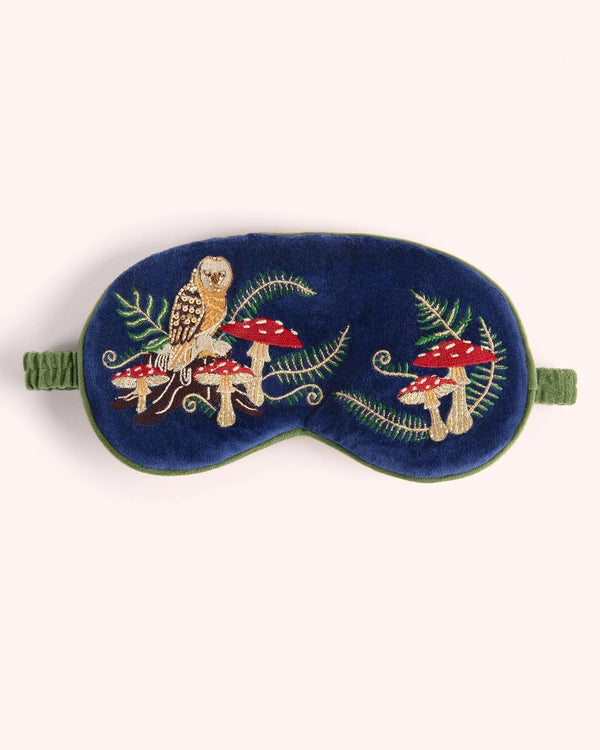 Woodland Owl Luxury Lavender Eye Mask