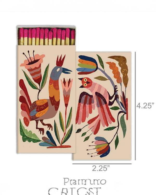 Mexican Folk Art Bird Matches