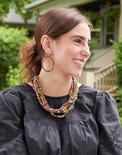 Meandering Kantha Necklace