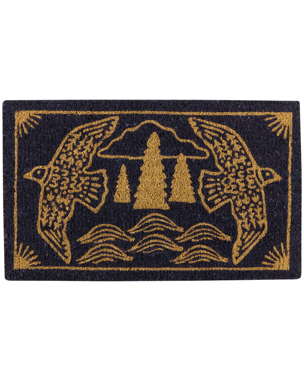 Moonlit Coir Doormat