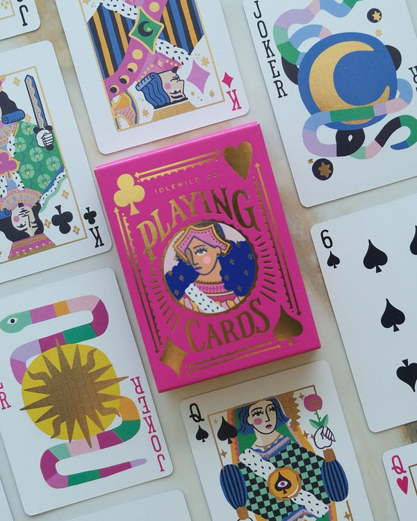Neon Royals Playing Cards