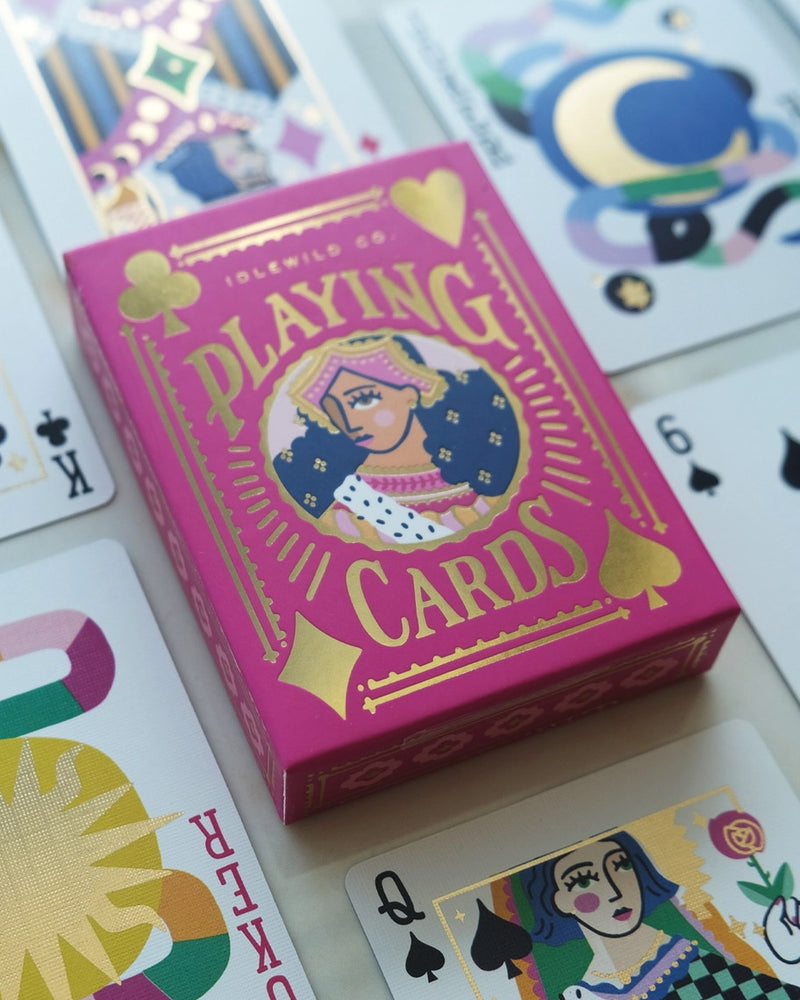 Neon Royals Playing Cards