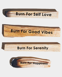 ENGRAVED 4 PACK Palo Santo Wands