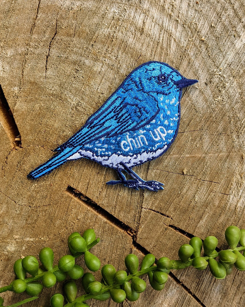 Blue Bird Chin Up Patch