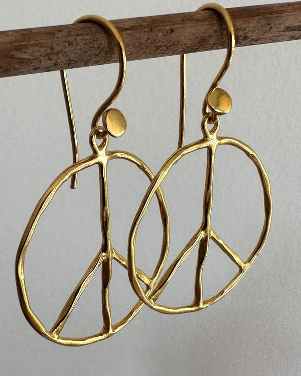 Peace Symbol Earrings
